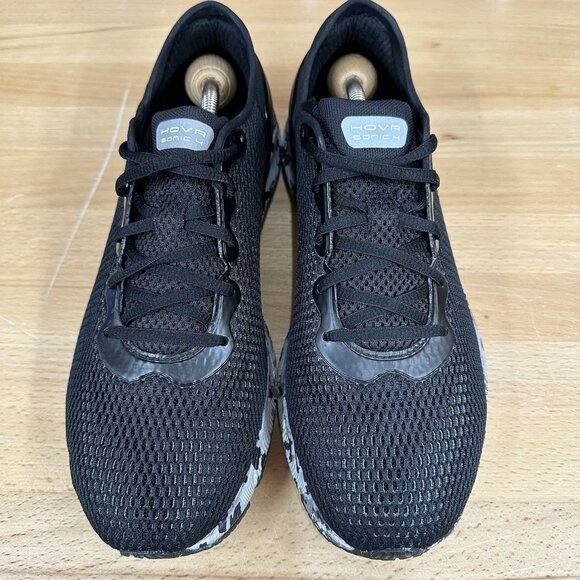 Under Armour UA HOVR Sonic 4 Reflective Camo Black Running Shoes Sz 9 Bluetooth - Picture 2 of 7
